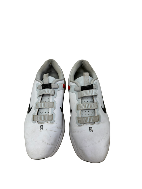 Vist Large View of Product Image Which is Used Nike TIGER WOODS 71 FAST FIT Mens Golf Shoes White Size 11