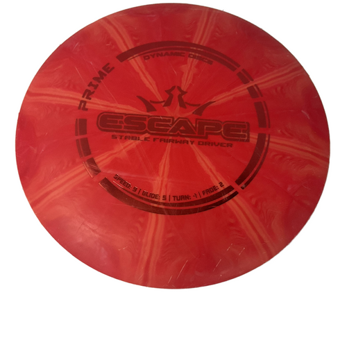 Vist Large View of Product Image Which is Used Dynamic Discs ESCAPE Disc Golf Driver Red