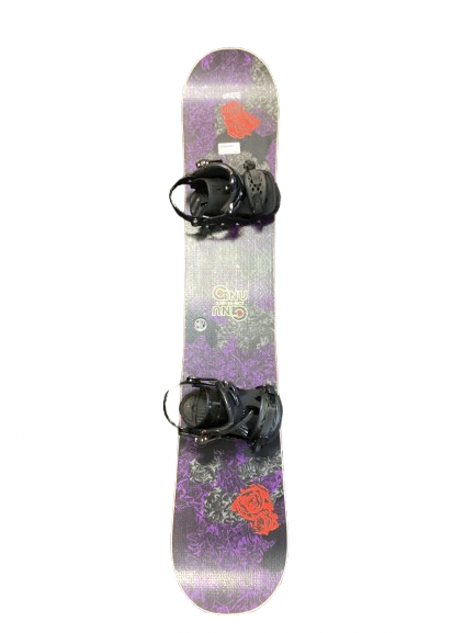 Vist Large View of Product Image Which is Used GNU B NICE Womens Board/Bindings Purple 145 cm