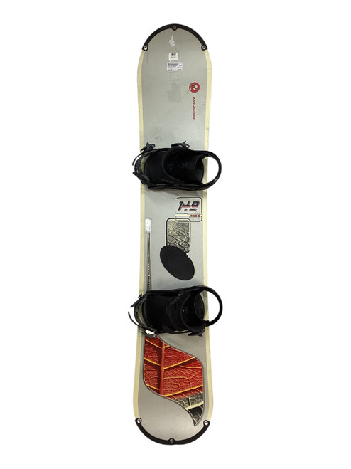 Vist Large View of Product Image Which is Used Rossignol ROC D Mens Board/Bindings White 149 cm