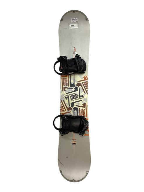 Vist Large View of Product Image Which is Used Rossignol ACCELERATOR QMP Mens Board/Bindings White 150 cm