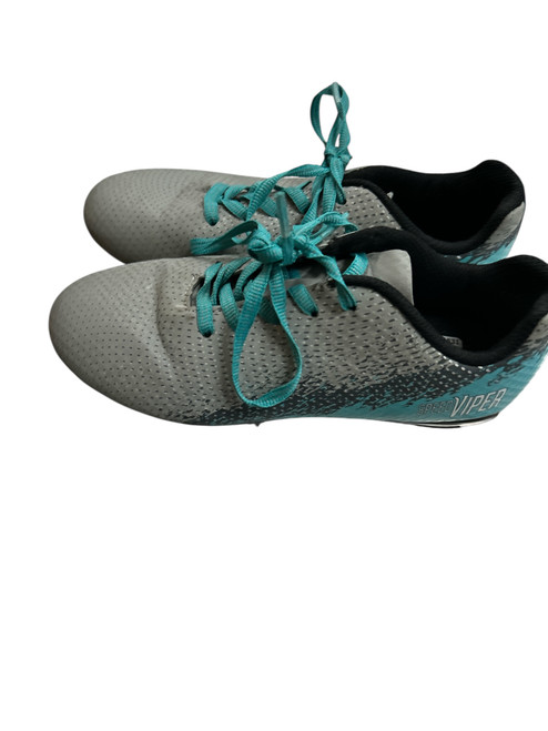 Vist Large View of Product Image Which is Used Soccer Cleats Turquoise Junior 01