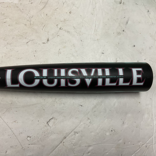 Vist Large View of Product Image Which is Used Louisville Slugger Atlas BBATB3-25 High School -3 Baseball Bat Black And Sky Blue 31"