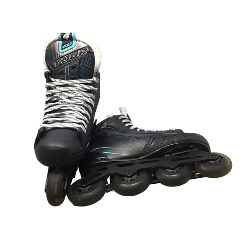 Vist Large View of Product Image Which is Used Tour Skate VOLT KV 4 Roller Hockey Skates Black Junior 04