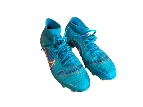 Vist Large View of Product Image Which is Used Nike Soccer Cleats Royal Blue Senior 12