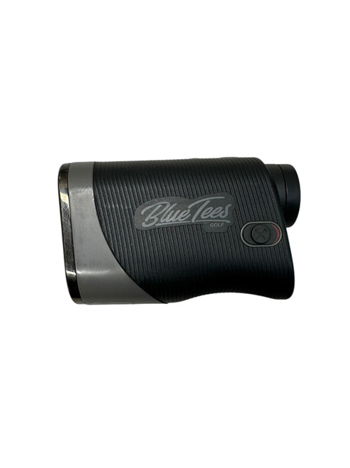 Vist Large View of Product Image Which is Used Blue Tees Golf 3 MAX RANGE FINDER Golf Accessory Black And Grey