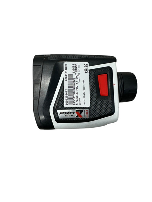 Vist Large View of Product Image Which is Used Bushnell PRO X7 JOLT Golf Accessory White/Black/Red