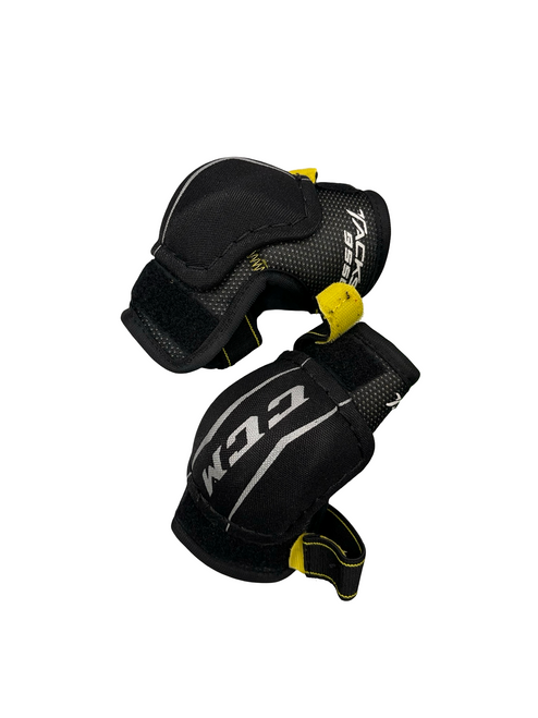 Vist Large View of Product Image Which is Used CCM TACKS 9550 ELBOW PADS Youth Elbow Pads MD