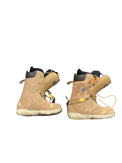 Vist Large View of Product Image Which is Used Burton BOXER Mens Snowboard Boots Brown Senior 9