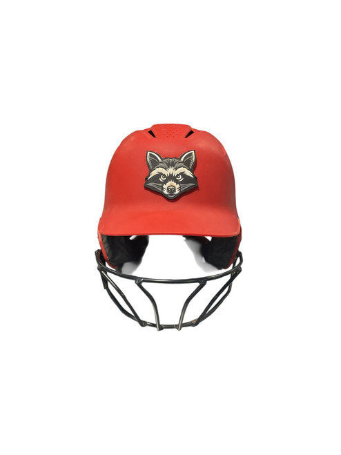 Vist Large View of Product Image Which is Used Evoshield SMALL RED HELMET Batting Helmet Mask Red SM