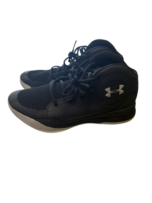 Vist Large View of Product Image Which is Used Under Armour Basketball Shoes Y Black Youth 06.5