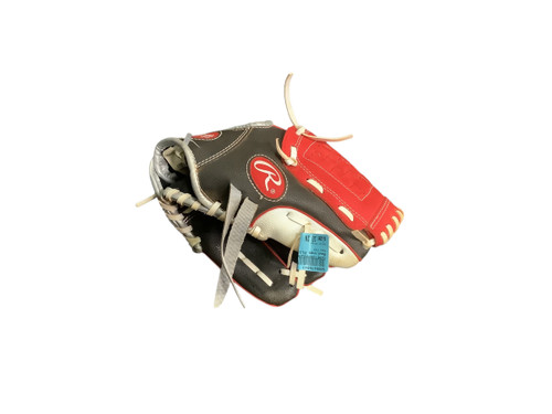 Vist Large View of Product Image Which is Used Rawlings PL10DSSW BB/SB Glove RH Throw Grey 10"