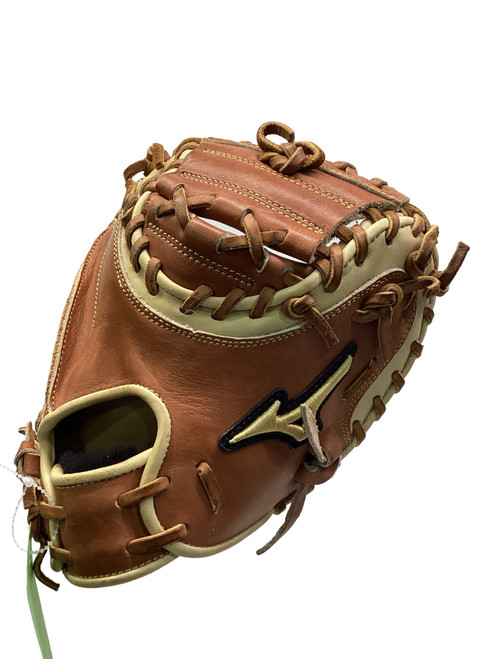 Vist Large View of Product Image Which is Used Mizuno PRO SELECT GPSIT 31IN BB/SB Catchers RH Throw Brown 31"