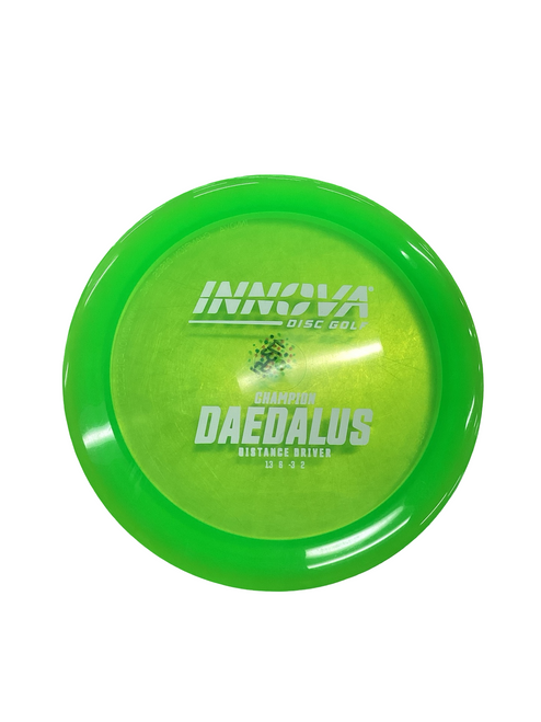 Vist Large View of Product Image Which is Used Innova CHAMPION DAEDALUS Disc Golf Driver Green