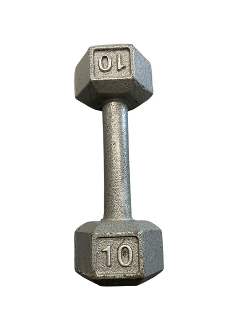 Vist Large View of Product Image Which is Used Hex Dumbbell (Each) 10 lb