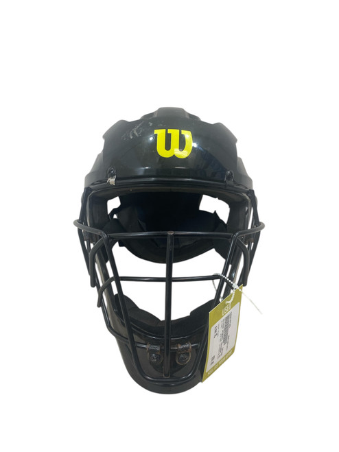 Vist Large View of Product Image Which is Used Wilson WTA 5801 CATCHERS HELMET Catchers Helmet w/Mask Black XL