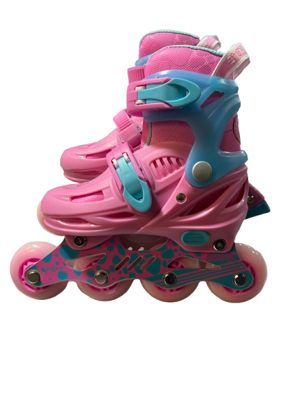 Vist Large View of Product Image Which is Used STORY SKATES - FUNKY Child Rec Fitness Skates Pink Adjustable