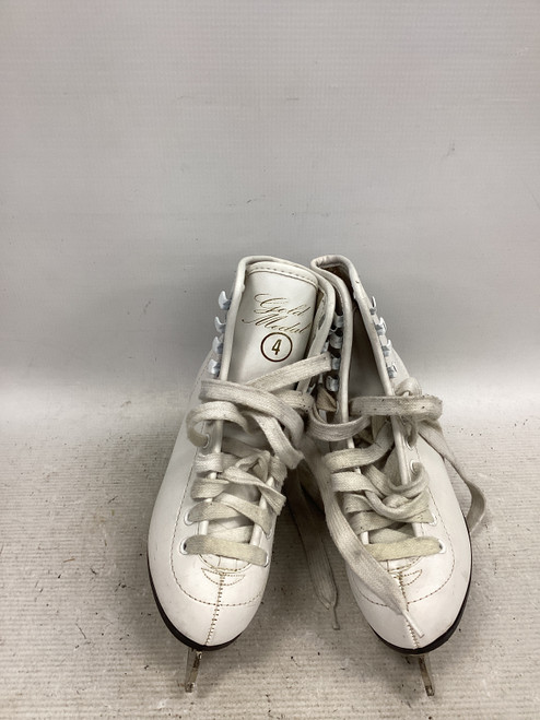 Vist Large View of Product Image Which is Used USED GOLD MEDAL FIGURE SKATES WomensFigure Skate White Senior 4