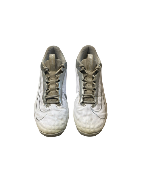 Vist Large View of Product Image Which is Used Nike VAPOR BB/SB Cleats White Senior 9
