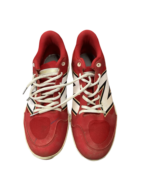 Vist Large View of Product Image Which is Used New Balance 3000 V7 BB/SB Cleats Red Senior 12