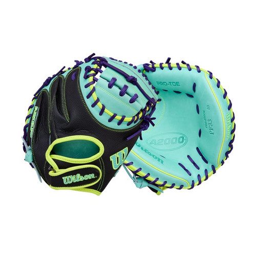 Vist Large View of Product Image Which is Wilson A2000 Spring '26 PF33SS Catchers Mitt 33" RHT #WBW10414533