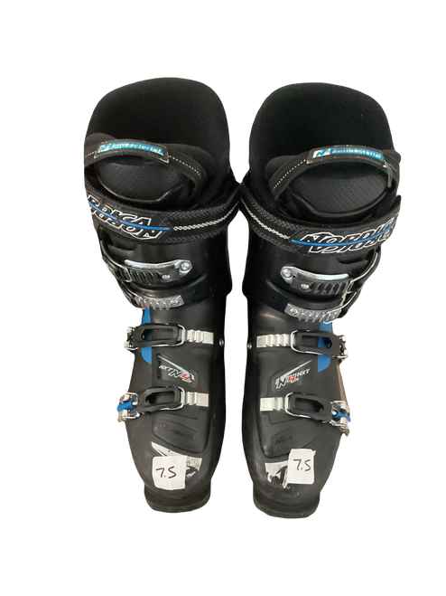 Vist Large View of Product Image Which is Used Nordica NXT N4R Mens DH Ski Boot Black 275 MP - M09.5 - W10.5