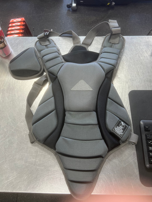 Vist Large View of Product Image Which is Used CHEST PROTECTOR Catchers Chest Protector Grey Adult