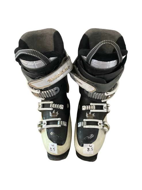 Vist Large View of Product Image Which is Used Salomon QUEST ACCESS Womens DH Ski Boot Tan 265 MP - M08.5 - W09.5