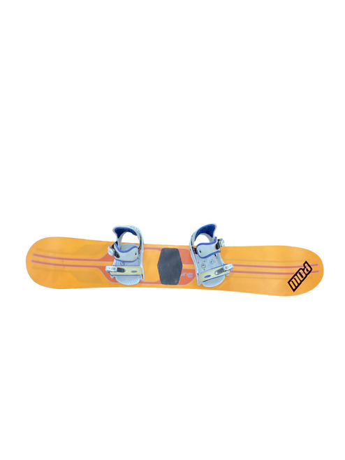 Vist Large View of Product Image Which is Used Burton POW Boys Board/Binding Orange 127 cm
