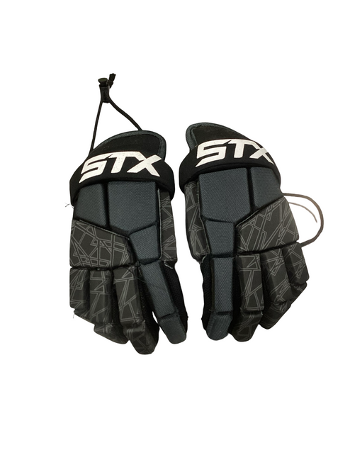Vist Large View of Product Image Which is Used STX STALLION 75 Lacrosse Gloves Junior Black SM