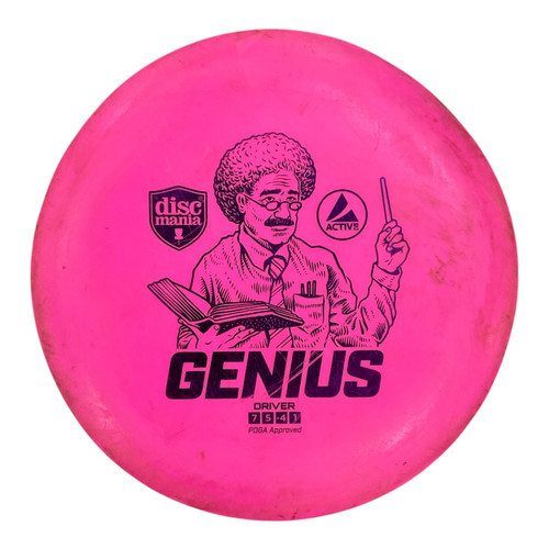 Vist Large View of Product Image Which is Used Discmania ACTIVE GENIUS Disc Golf Driver Pink