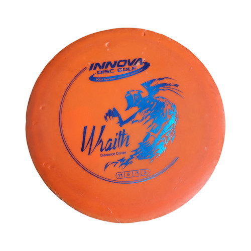 Vist Large View of Product Image Which is Used Innova DX WRAITH/TEETH MARKS/ Disc Golf Driver Orange
