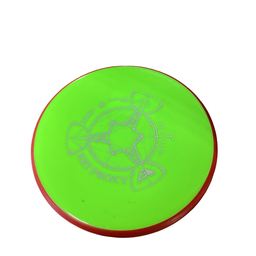 Vist Large View of Product Image Which is Used Axiom PROXY Disc Golf Putter Optic Yellow
