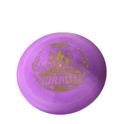 Vist Large View of Product Image Which is Used Innova WRAITH Disc Golf Driver Purple