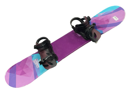 Vist Large View of Product Image Which is USED DEFIANCE SHAPES Girls Board/Binding Purple 130 cm