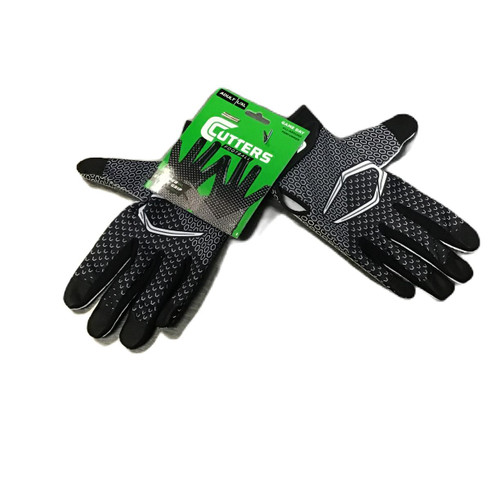 Vist Large View of Product Image Which is NEW Cutters GAME DAY FB Gloves Black L/XL