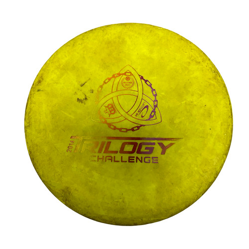 Vist Large View of Product Image Which is Used Westside TRILOGY CHALLENGE Disc Golf Putter Yellow