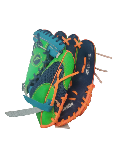 Vist Large View of Product Image Which is Used Franklin MESHTEK BB/SB Glove RH Throw Navy Blue 9 1/2"