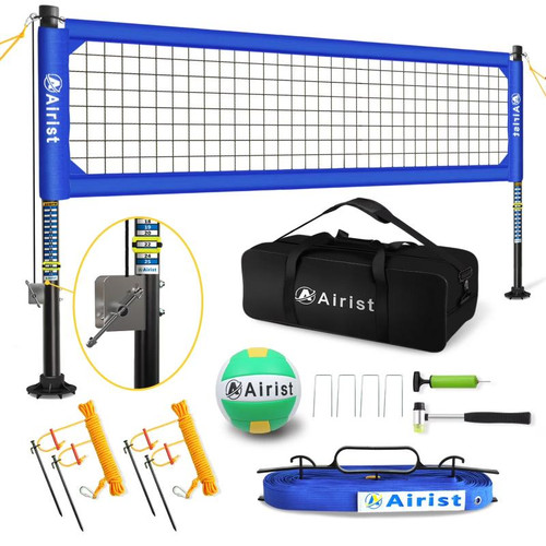 Vist Large View of Product Image Which is Used Airist Heavy Duty Volleyball Net Set
