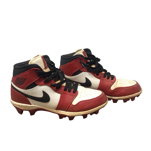 Vist Large View of Product Image Which is Used Nike JORDAN Adult FB Cleats Red Senior 7.5