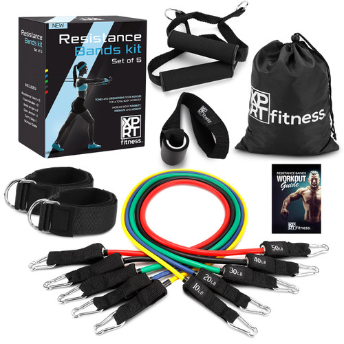 Vist Large View of Product Image Which is New Resistance Band Kit 5pc
