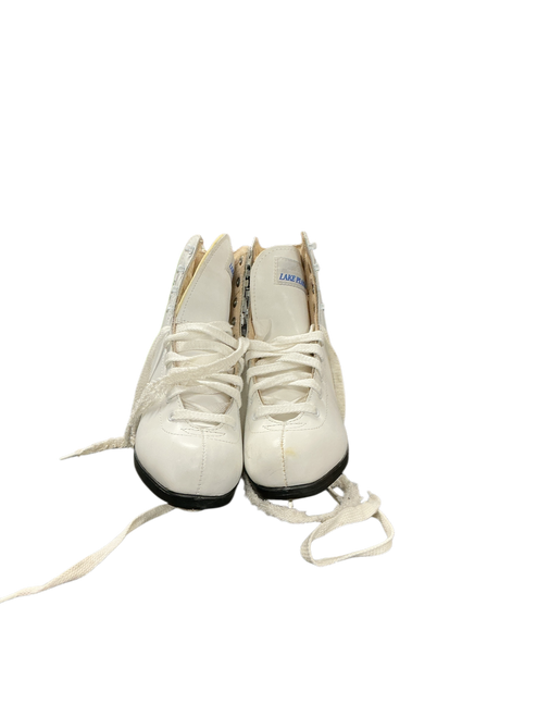 Vist Large View of Product Image Which is Used Lake Placid FIGURE SKATES WomensFigure Skate White Senior 8