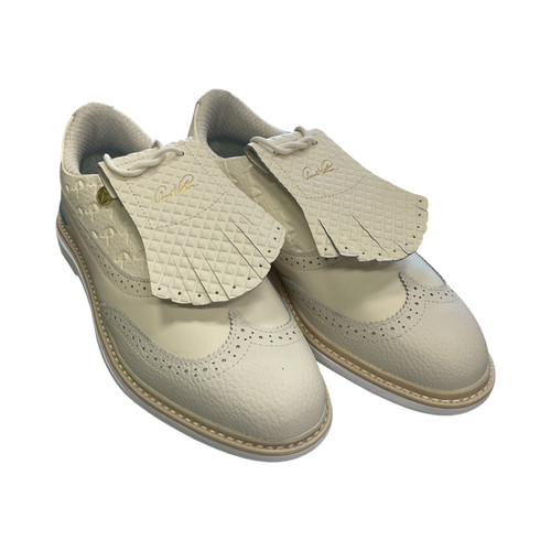 Vist Large View of Product Image Which is Used, Puma, Arnold Palmer, Womens, Golf Shoes, White, Senior 8, Spiked