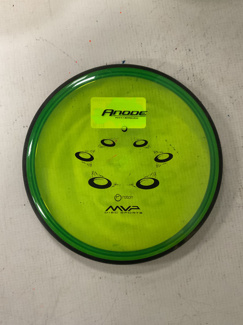 Vist Large View of Product Image Which is Used MVP PROTON ANODE Disc Golf Putter Neon Green
