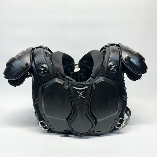 Vist Large View of Product Image Which is Used Xenith VELOCITY ADULT FB Shoulder Pads Black SM