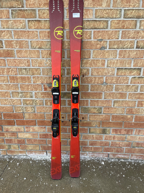 Vist Large View of Product Image Which is Used Rossignol EXP 80 Mens DH Ski/Binding Red 166 cm