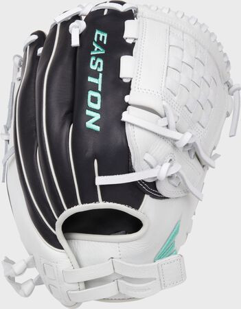 Vist Large View of Product Image Which is New Easton FUNDAMENTAL FP RH Throw Fastpitch Gloves