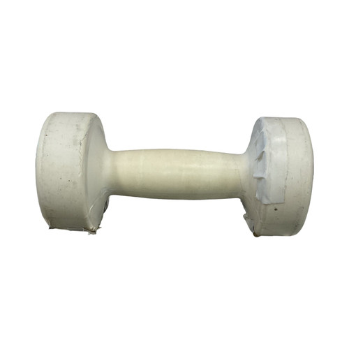 Vist Large View of Product Image Which is Used, AJAY, Hex, Dumbbell, White, 2.5 lb