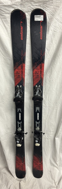 Vist Large View of Product Image Which is Used Elan SNOW BLACK Mens DH Ski/Binding Black 146 cm