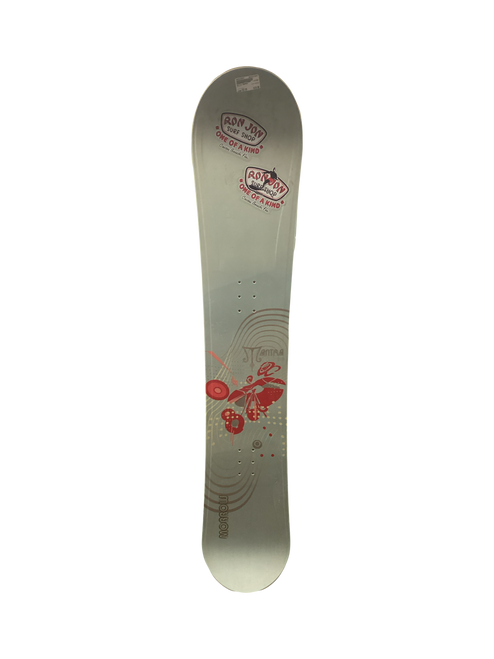 Vist Large View of Product Image Which is Used Morrow MANTRA Mens Snowboard Only Grey 153 cm